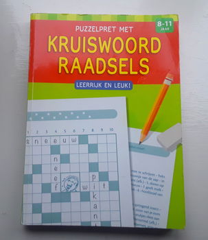 Puzzelpret met kruiswoordraadsels - 8-11 jaar - leerrijk en leuk - 0