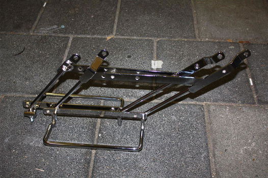 Ledrie Zadeltasbeugels set Honda VT 750 ACE. - 1