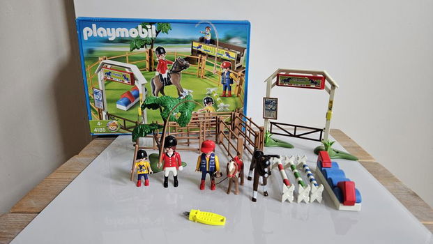 Playmobil 4188 (paardenfamilie) 4185, 4647(met dozen) - 1