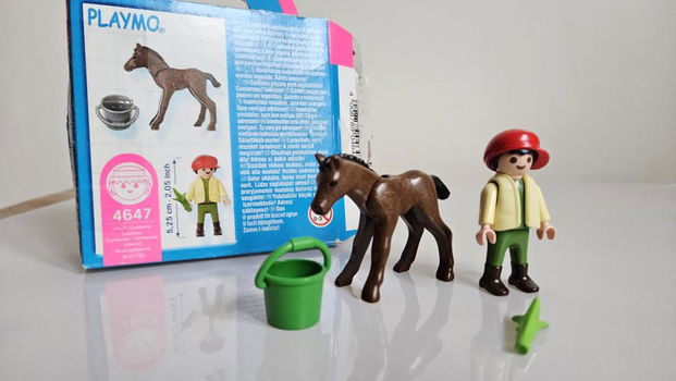 Playmobil 4188 (paardenfamilie) 4185, 4647(met dozen) - 6