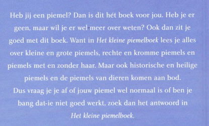 HET KLEINE PIEMELBOEK - Dan Höjer - 1