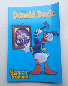 Donald Duck Moppentrommel blauw (nieuw, maar wat krassen op de kaft)