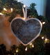 Kerstdecoratie - groot winters hart - hanger - 0 - Thumbnail