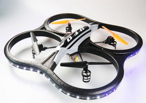 RC Quadcopter Ufo X30V 2.4 GHz met camera en led verlichting - 0