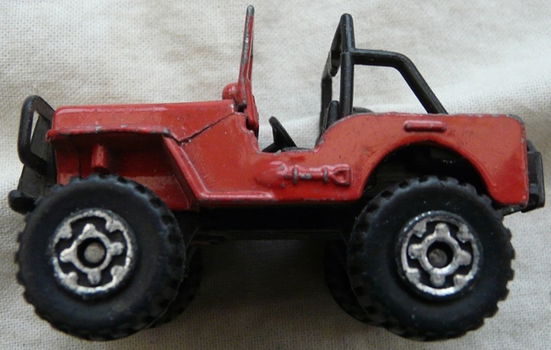 Modelauto, Matchbox, Schaal 1:59, No.5 - Jeep 4x4, 1984-1994.(Nr.1) - 4