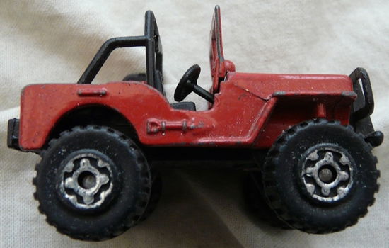 Modelauto, Matchbox, Schaal 1:59, No.5 - Jeep 4x4, 1984-1994.(Nr.1) - 6