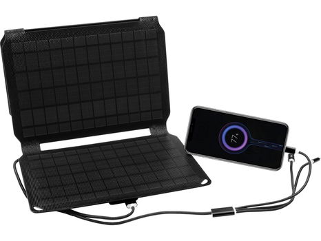 Solar Charger 21W 2xUSB geschikt voor alle merken smartphone - 1