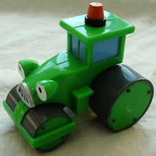 Voertuig / Vehicle, Bob the Builder / Bod de Bouwer, Roley - Steamroller, Hasbro, 2001.