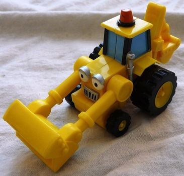 Voertuig / Vehicle, Bob the Builder / Bob de Bouwer, Scoop - Bulldozer, Hasbro, 2001. - 0