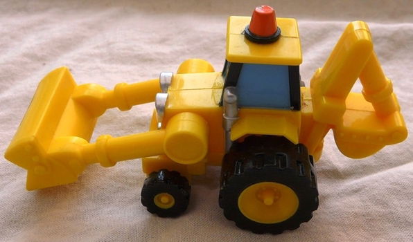 Voertuig / Vehicle, Bob the Builder / Bob de Bouwer, Scoop - Bulldozer, Hasbro, 2001. - 1