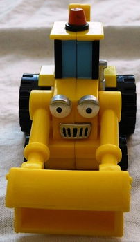 Voertuig / Vehicle, Bob the Builder / Bob de Bouwer, Scoop - Bulldozer, Hasbro, 2001. - 2