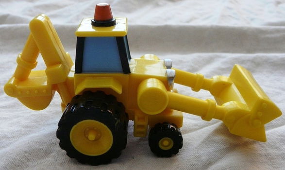 Voertuig / Vehicle, Bob the Builder / Bob de Bouwer, Scoop - Bulldozer, Hasbro, 2001. - 3