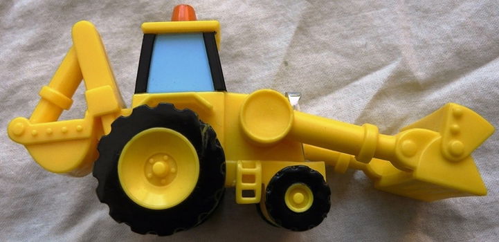 Voertuig / Vehicle, Bob the Builder / Bob de Bouwer, Scoop - Bulldozer, Hasbro, 2001. - 4