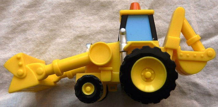 Voertuig / Vehicle, Bob the Builder / Bob de Bouwer, Scoop - Bulldozer, Hasbro, 2001. - 5