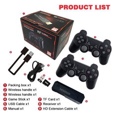 X2 GD10 Y5 2.4G Draadloze 4K HD TV Game Console Game Box 256G Ingebouwde 60000+ Games