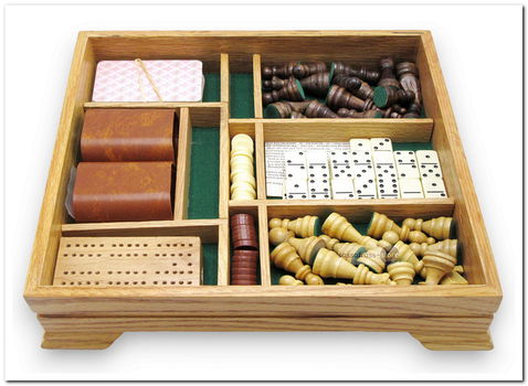 5-in-1 Houten Spellendoos (tafelmodel) - 3