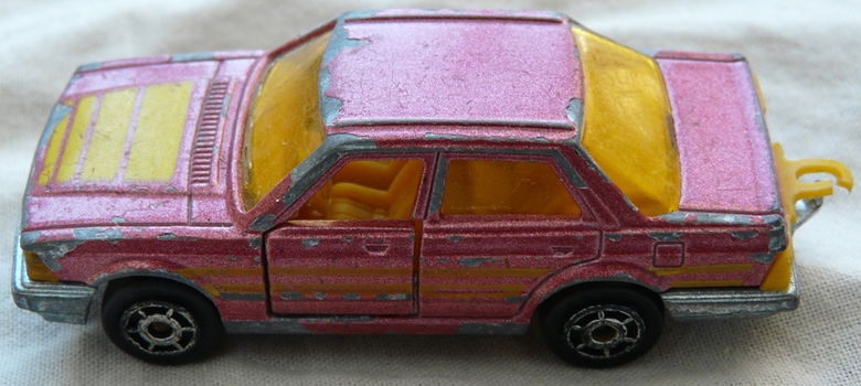 Modelauto, Majorette, Schaal 1:59, No.219 - Honda Accord - metallic pink, 1984.(Nr.1) - 3