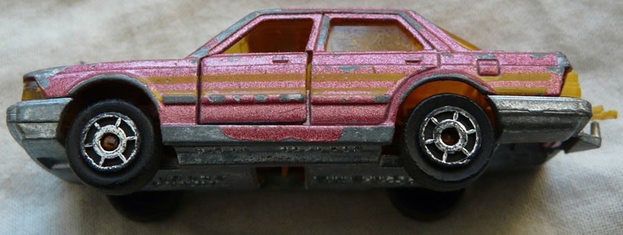 Modelauto, Majorette, Schaal 1:59, No.219 - Honda Accord - metallic pink, 1984.(Nr.1) - 4