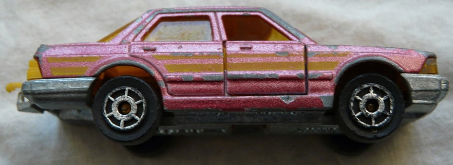 Modelauto, Majorette, Schaal 1:59, No.219 - Honda Accord - metallic pink, 1984.(Nr.1) - 6