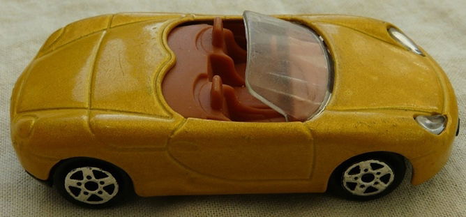 Modelauto, Majorette, Schaal 1:60, No.269 - Porsche Boxster - metalflake gold, 2001-2004.(Nr.1) - 3