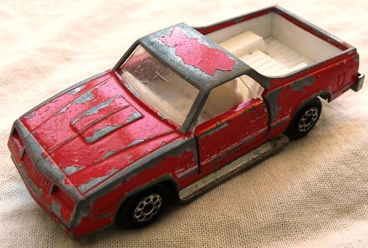 Modelauto, Majorette, Schaal 1:59, No.296 - El Camino SS - red, 1988.(Nr.1) - 0