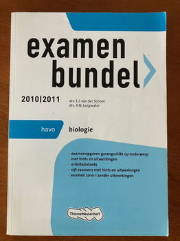 Examenbundel Biologie Havo 2010/2011 - 0