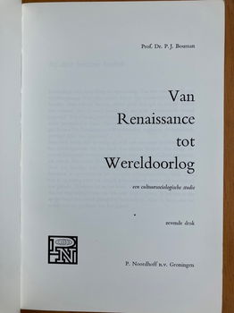 Van renaissance tot wereldoorlog - Bouman - 1