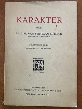 Karakter - Mr. J.M. van Stripriaan Luïcius - 0