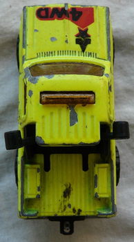 Modelauto, Majorette, Schaal 1:62, No.291 - Chevrolet Blazer 4x4 - fluo yellow, 1990-1991.(Nr.1) - 2