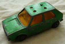 Modelauto, Matchbox (Superfast), Schaal 1:56, No.07 - VW Golf - dark green, 1976-1980.(Nr.1)