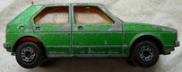 Modelauto, Matchbox (Superfast), Schaal 1:56, No.07 - VW Golf - dark green, 1976-1980.(Nr.1) - 6 - Thumbnail