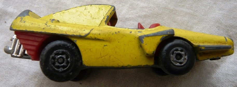 Modelauto, Matchbox (Superfast), Schaal 1:60, No.58 - Woosh-N-Push - Yellow, 1972-1976.(Nr.1) - 6