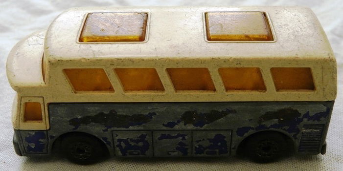 Modelauto, Matchbox (Superfast), Schaal 1:98, No.65 - Airport Coach - White and Blue, 1977-1980.(1) - 3