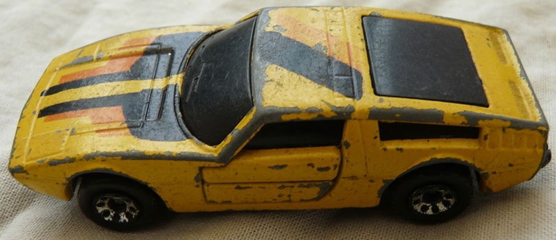 Modelauto, Matchbox, Schaal 1:58, No.BR29/30 - Maserati Bora - Super GT - Yellow, 1986.(Nr.1) - 3