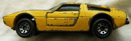 Modelauto, Matchbox, Schaal 1:58, No.BR29/30 - Maserati Bora - Super GT - Yellow, 1986.(Nr.1) - 4 - Thumbnail