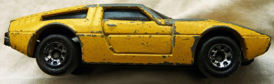 Modelauto, Matchbox, Schaal 1:58, No.BR29/30 - Maserati Bora - Super GT - Yellow, 1986.(Nr.1) - 5