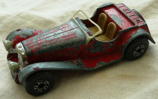 Modelauto, Matchbox, Schaal 1:50, No.47 - Jaguar SS100 - Red, 1983-1985.(Nr.1) - 0