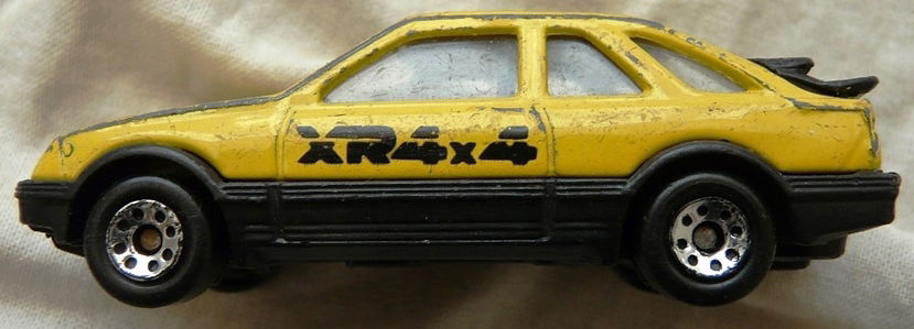 Modelauto, Matchbox, Schaal 1:58, No.15/55 - Ford Sierra XR4i - Yellow, 1987-1988.(Nr.1) - 4