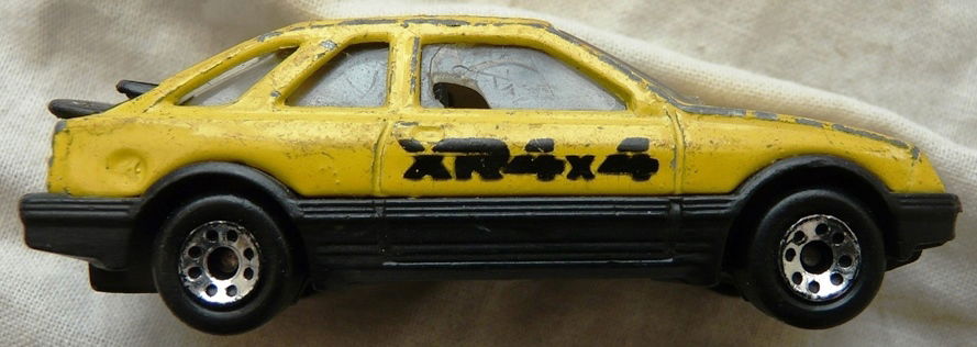 Modelauto, Matchbox, Schaal 1:58, No.15/55 - Ford Sierra XR4i - Yellow, 1987-1988.(Nr.1) - 6