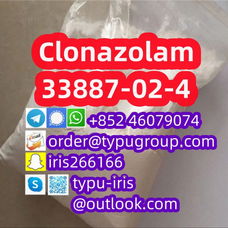 Clonazolam cas 33887-02-4 low sale price huge stock