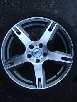 18''inch AEZ velgen en banden steek 5x112 - 7