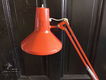 Retro oranje bureaulamp - 1 - Thumbnail