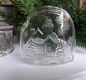 Vintage waxinelichthouder - glas - Luminarc - kersttafereel - 0 - Thumbnail