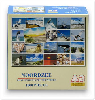 Noordzee, de kleinste legpuzzel ter wereld - 1000 Stukjes - 1