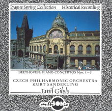 Emil Gilels - Beethoven: Piano Concertos Nos. 1-5 Prague Spring Collection (3 CD) Nieuw