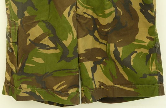 Broek, Kort, Gevechts, Uniform, KL, M93, Woodland Camouflage, maat: 0000/8090, 1994.(Nr.10) - 2