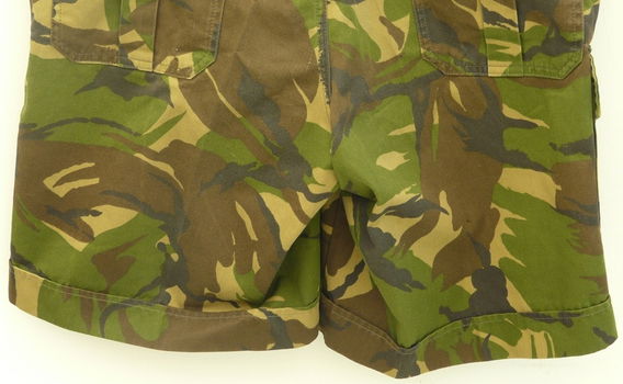 Broek, Kort, Gevechts, Uniform, KL, M93, Woodland Camouflage, maat: 0000/8090, 1994.(Nr.10) - 5