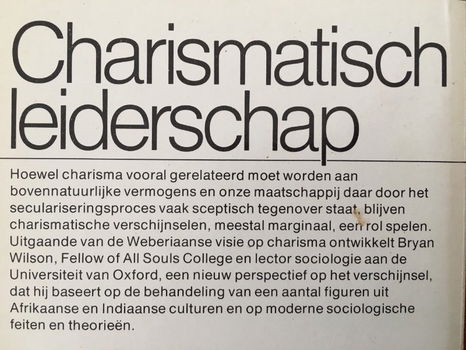 Charismatisch leiderschap - Bryan Wilson - 1