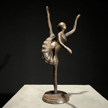 Bronzen ballerina - 0