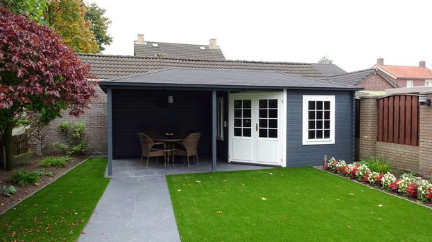 Tuinhuis-Blokhut 3055 Z Plus: 576 x 300 x 263 (h) cm - 2